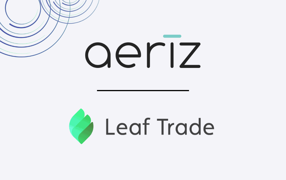 Aeriz plus Leaf Trade logos