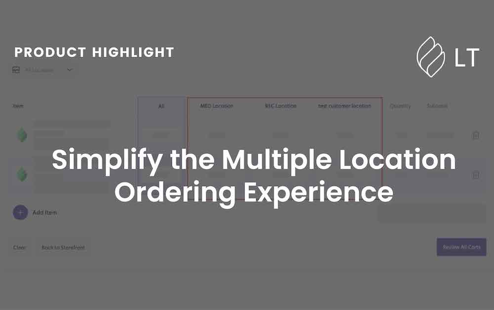 Simplifying the Multiple Location Ordering Experience for Cannabis Dispensaries.