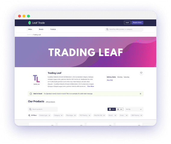 Leaf Trade Marketplace