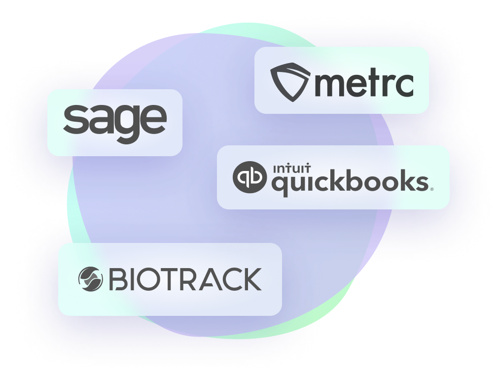 Sage Intacct Metrc BioTrack Quickbooks Online