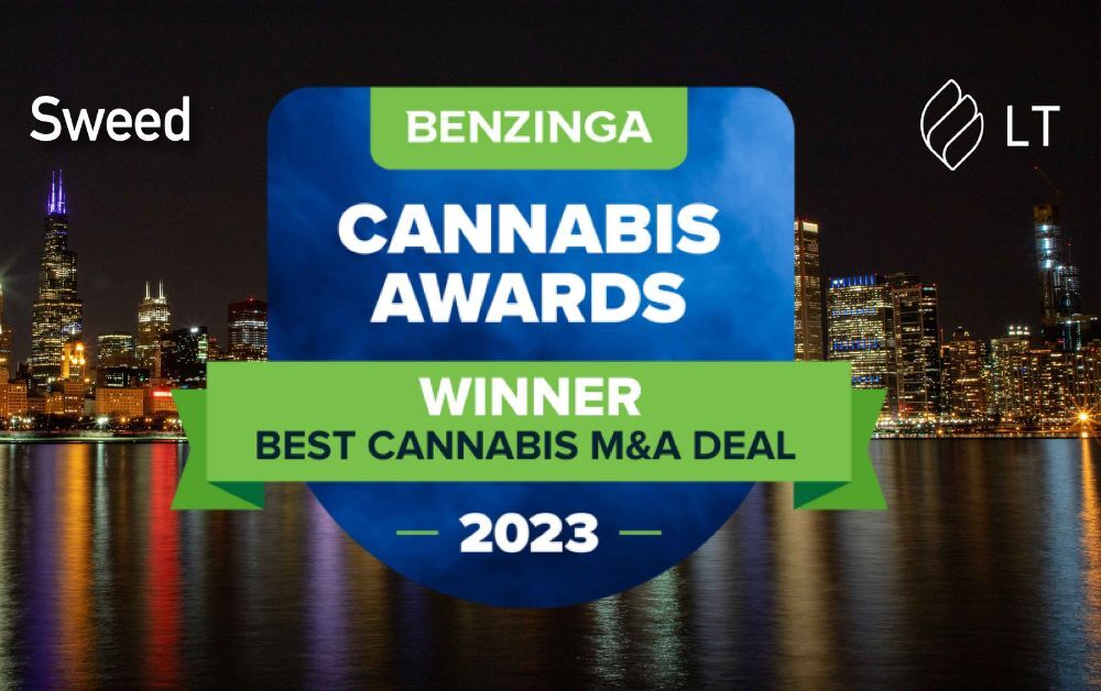 Benzinga Cannabis Awards Winner Best Cannabis M&A Deal